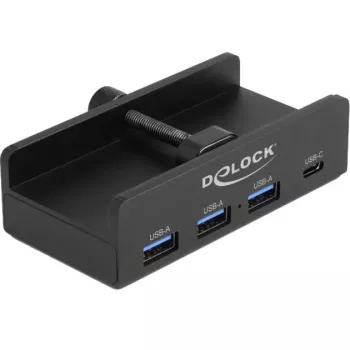 DeLOCK 64284 USB Hub Type-A 5000 Mbit/s Black