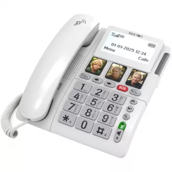 Bea-fon ML10 LTE (4G Desk Phone) White Incl. SOS Wristband