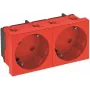 OBO STD-D3S SRO2 Socket Outlet 33° 2-way Grounded Plug 6120109 1 (6120109)