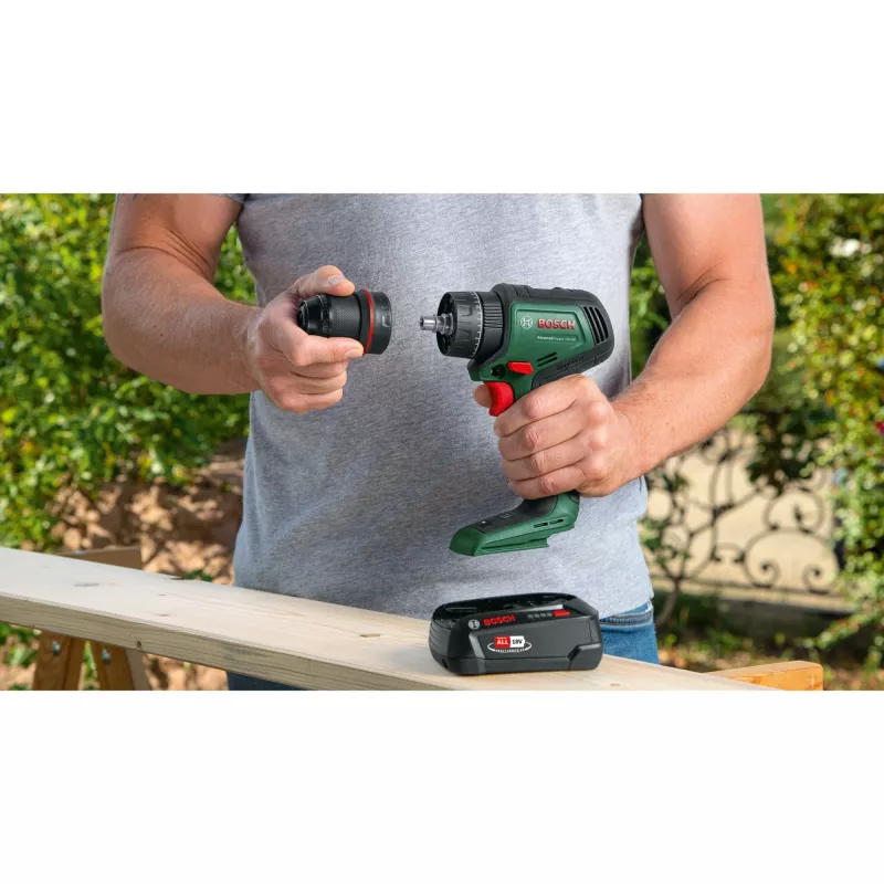Cordless Impact Drill Driver AdvancedImpact 18V-80 QuickSnap (Green, 2x Lithium-Ion Battery 2,0Ah + 4,0Ah, Carry Case, POWER FOR ALL ALLIANCE)