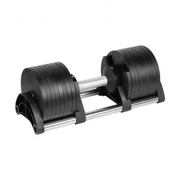 Adjustable cast iron dumbbell Rebel Active 36 kg, automatic 2 kg increments