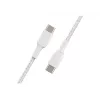Cable Braided USB-C USB-C 1m White