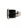 DimasTech Vandalismustaster 25mm Blackline Dot RGB (PD224) vandal-resistant push button