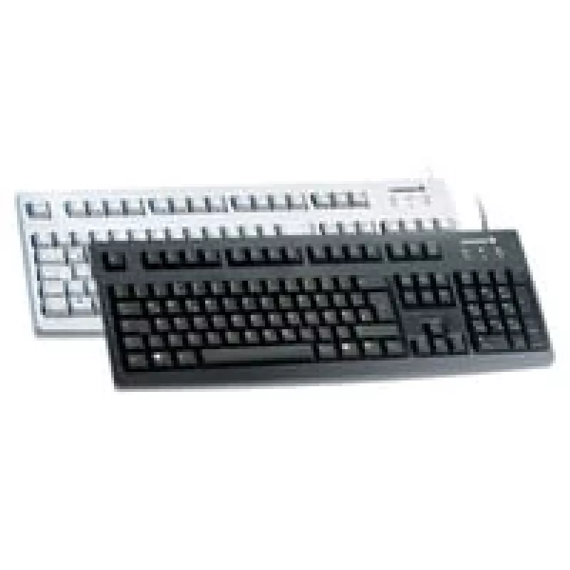 Wired Cherry G83-6105 USB French (FR) Keyboard, Grey, 1.75 m USB Cable