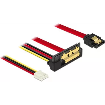 SATA Cable DeLOCK 85235 0.3m SATA 7-pin + Molex 4-pin
