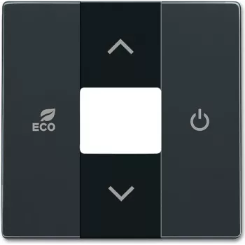 Busch-Jaeger 2CKA006220A0074 Cover Plate for Sensor Holder & -Socket Anthracite (2CKA006220A0074)