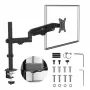 Monitor mount MACLEAN MC-135 gas spring for 17 inch–32 inch screens, load 2–10 kg, black
