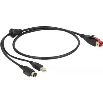 USB Cable DeLOCK 85487 USB 2.0 1m USB B Black