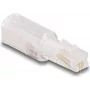 Cable Gender Changer DeLOCK 88169 RJ10 Transparent White Gold-Plated