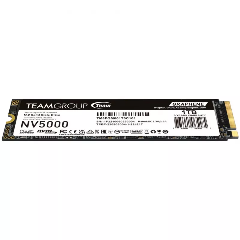 SSD disk Team Group 1TB M.2 NVMe PCIe 4.0 TM8FGM001T0C101