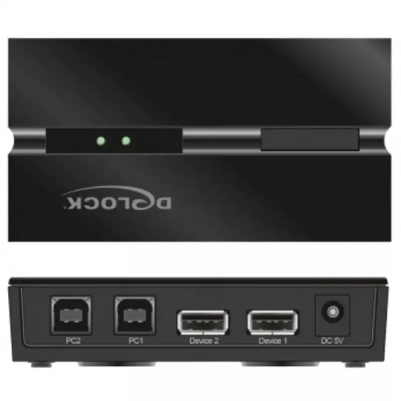 DeLOCK 11492 computer data switch USB Type-A to USB Type-B 0.48 Gbit/s