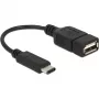 USB Cable DeLOCK 65579 USB 2.0 0.15 m USB C USB A Black