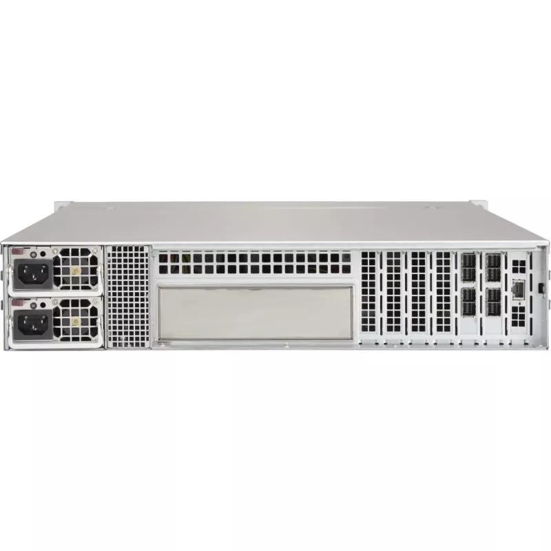 Supermicro - SuperChassis 216BE2C-R609JBOD - Rack Mount - 2U SATA/SAS Hot-Swap 600 Watt Black