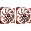 Noctua NF-A14x25 G2 PWM Sx2 PP 140mm Dual Fan Set
