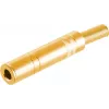 Stereo 6.3 mm TRS jack connector ShiverPeaks 50400-G metal, gold-plated