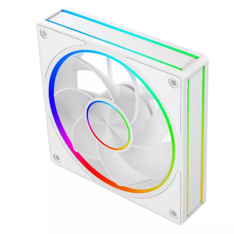 Case fan MODECOM VOLCANO LOOP 120 ARGB Reverse Fan White 120 mm, PWM, 400–1400 RPM