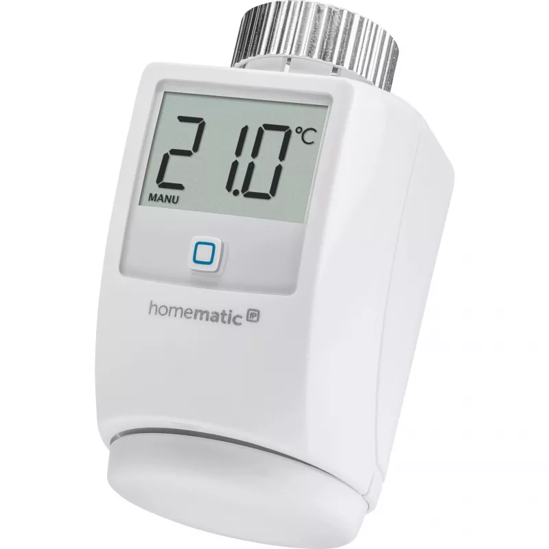 eQ-3 AG Homematic IP HMIP-eTRV, RF, 868,3 MHz, White, M30 x 1.5, IP20, Digital