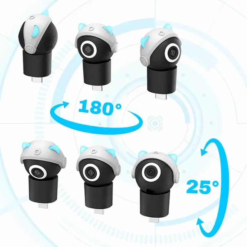 Subsonic Playcam 1080 2in1 HD Mini Camera For Nintendo Switch 2 Light Blue