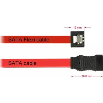 SATA Cable DeLOCK 1m SATA III 83837