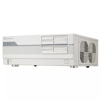 Silverstone SST-FLP01W computer case HTPC White
