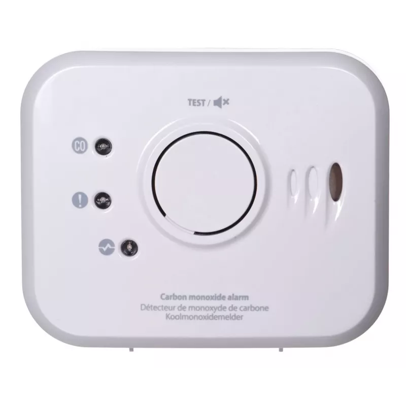 Carbon Monoxide Detector FireAngel NM-CO10X Interface Model with Wired Interface for Home Safety