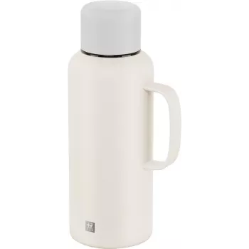 Thermo Plus thermal mug ZWILLING 1.2 L, cream — vacuum-insulated travel mug