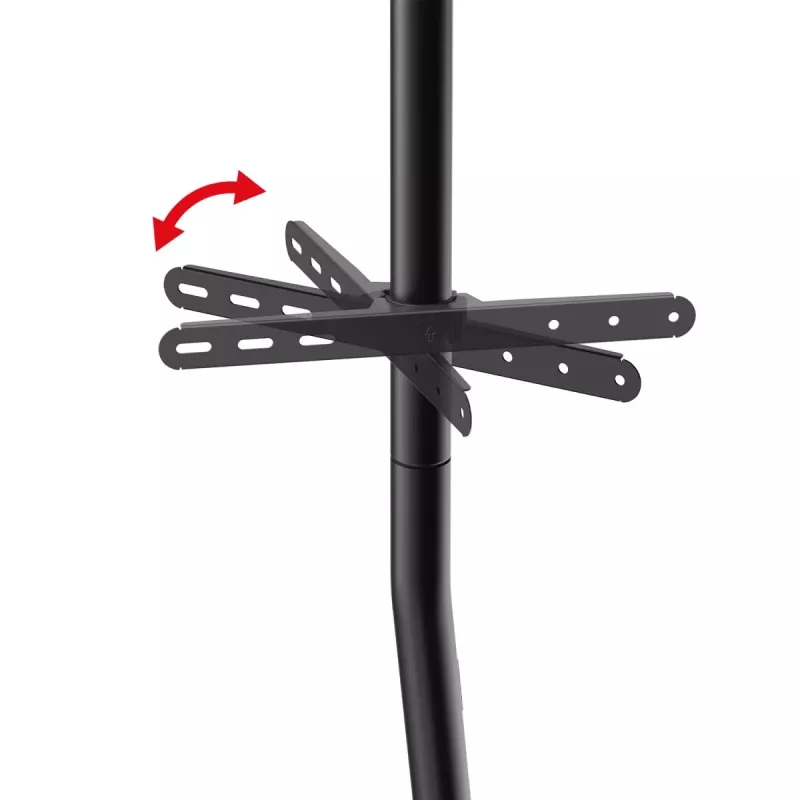 TV floor stand MACLEAN MC-494 for 32 inch–70 inch TVs, VESA up to 400×400 mm, max load 40 kg, tilt 70°