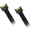 Drive adapter ICY BOX MB413L-B — MCIO 8i SFF-TA-1016 to 2× MCIO 4i SFF-TA-1016