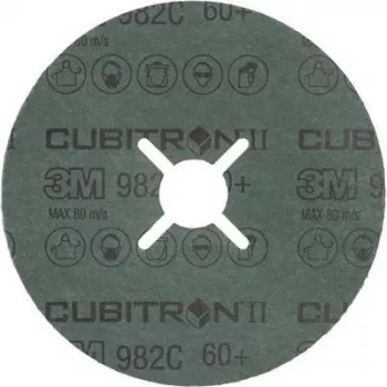 Abrasive Fiber Disc 3M Cubitron II 982C 125x22 mm, grit K60+
