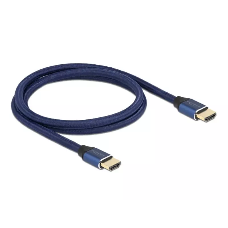 HDMI Cable DeLOCK Ultra High Speed 48 Gbps 8K 60 Hz blue 1 m