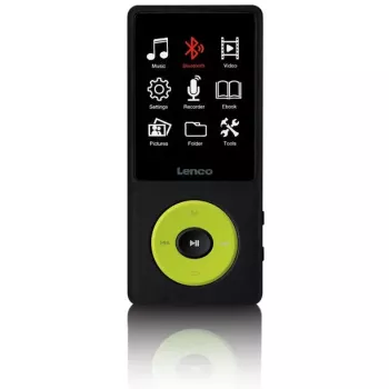 MP3 player Lenco Xemio-860GN 8 GB Black Lime LCD 18h playback