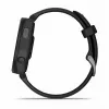 Garmin Forerunner 165 Music - Black - Sports watch with strap - Silicone - Slate Gray - Wrist size: 126-203 mm - Display 3 cm (1.2) (010-02863-30)