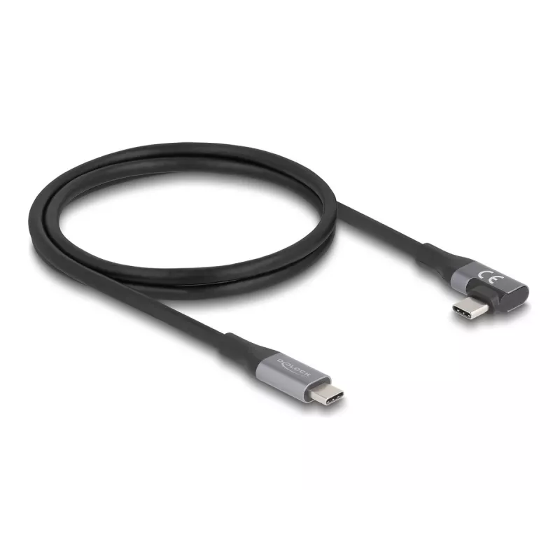 USB Cable DeLOCK 81131 1m USB C Black 40 Gbit/s
