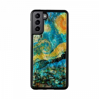 Protective case iKins for Samsung Galaxy S21+ — starry night black