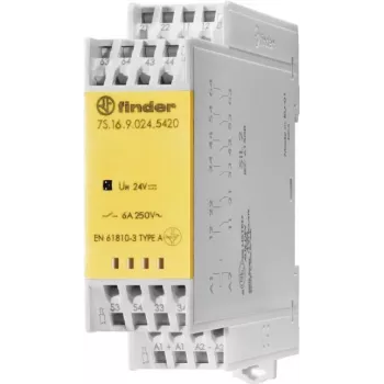 Finder Relay Module 1S, 1 NC, 6A 7S.16.9.024.5420 (7S1690245420)