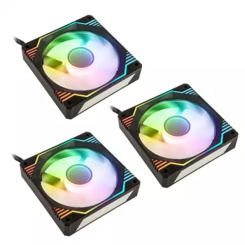 120mm Cooling Fan Pack Kolink Umbra X ARGB PWM — 3 fans, high-performance, model UMBRA X 120MM 3PK
