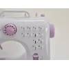 Semi-automatic sewing machine Łucznik Mini — Electric, 3 stitch patterns, 4-step buttonhole, free arm