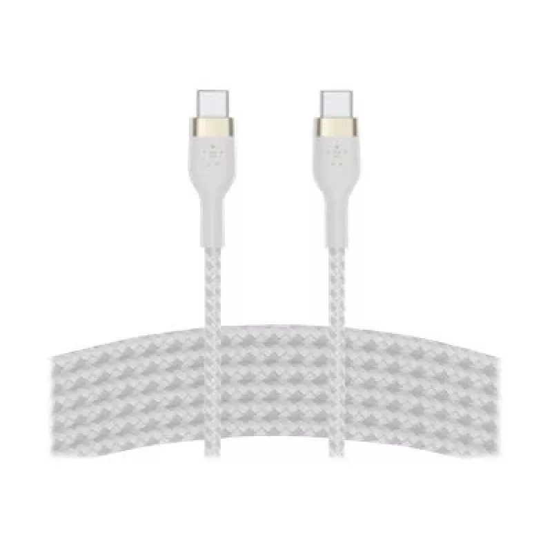 Belkin BOOSTCHARGE PRO Flex USB Cable 3 m USB 2.0 USB C White (CAB011BT3MWH)