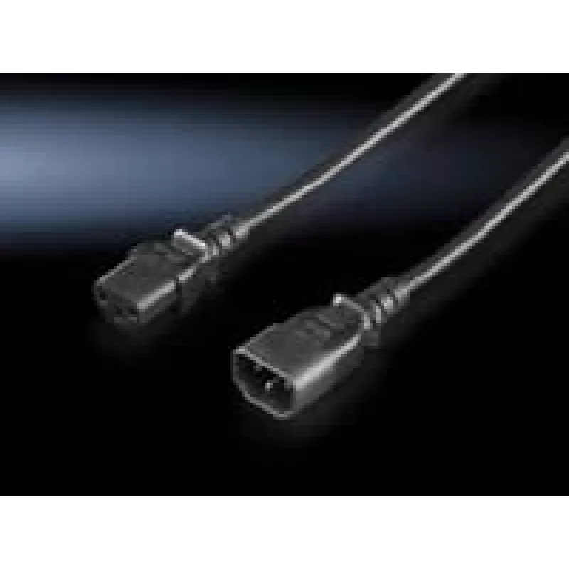 Power Cable Rittal DK 7200.215 Black 1.8 m C14 C13