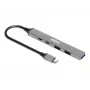 USB Hub Port Designs 900163 Type-C 5000 Mbit/s Silver