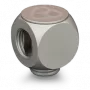 Thermal Grizzly DeltaMate Rotary T – water-cooling fitting, Matt Nickel, 1 pcs. (TG-DM-FIT-0204)