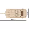 Building set Cobi Abrams M1A2 — 174 pieces, recommended age 6+, beige
