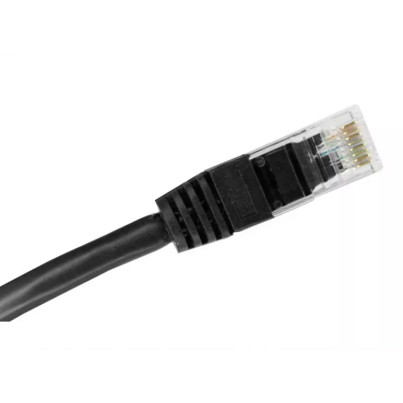 Alantec KKU5CZA1 networking cable Black 0.25 m Cat5e U/UTP (UTP)