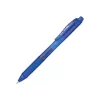 Pentel Energel X - Retractable Gel Pen - Blue - Blue - Translucent - Plastic - rubber - rubber - Ambidextrous
