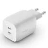 Charger Belkin WCH013vfWH Indoor AC Fast Charging for Laptop Smartphone Tablet