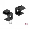 Mounting kit DELOCK 86810, black — DELOCK 86810 mounting accessories