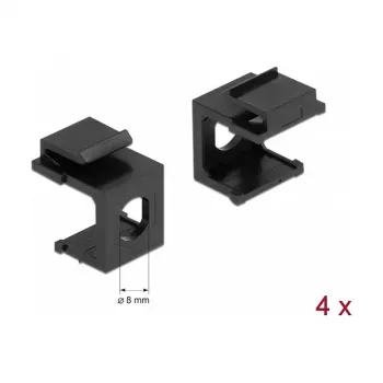 Mounting kit DELOCK 86810, black — DELOCK 86810 mounting accessories