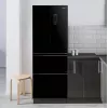 French door refrigerator-freezer Sam Cook PSC-WG-1020AA/B 351 l, energy class E, black