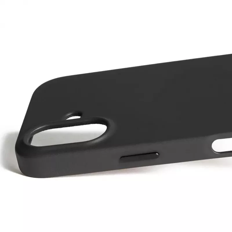 Mujjo Full Leather Case MagSafe Case for iPhone 17 Black