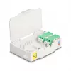 Network Cable DeLOCK Optical Fiber Connection Box 85936 LC Duplex White